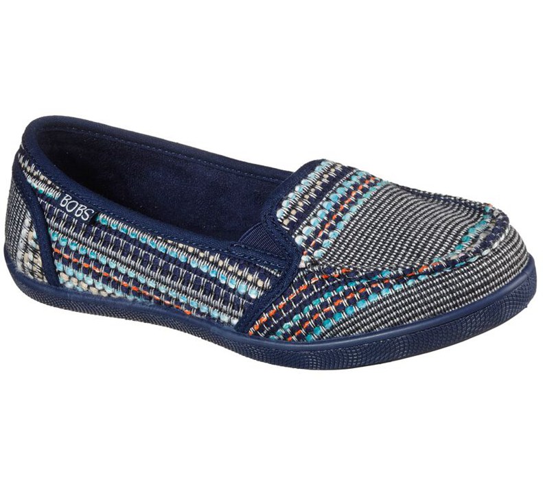 Skechers Bobs B Cute - Camp Party - Womens Flats Shoes Navy/Multicolor [AU-KD8803]
